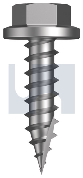 SCREW T17 HEX BARE C4 14-10 X 25 BUSHLAND